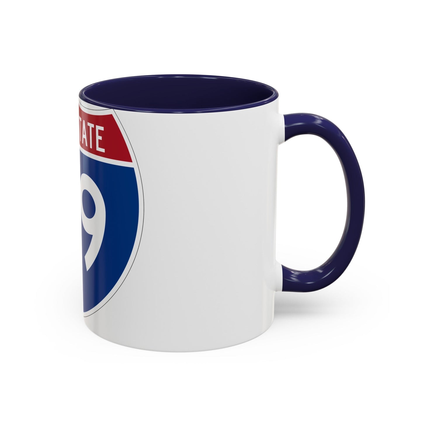 Interstate 79 (U.S. Highways) Accent Coffee Mug-The Sticker Space