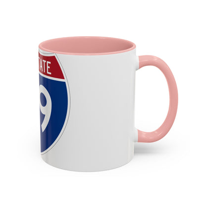 Interstate 79 (U.S. Highways) Accent Coffee Mug-The Sticker Space