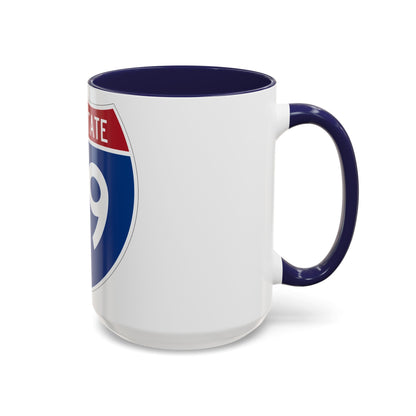 Interstate 79 (U.S. Highways) Accent Coffee Mug-The Sticker Space