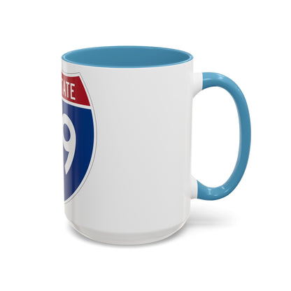 Interstate 79 (U.S. Highways) Accent Coffee Mug-The Sticker Space