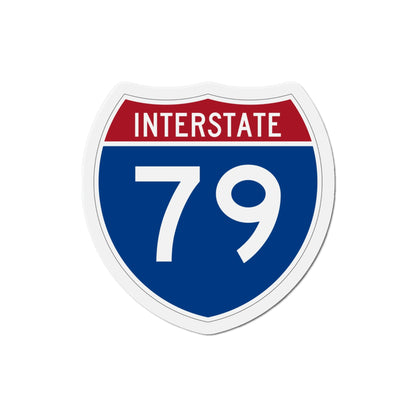 Interstate 79 (U.S. Highways) Die-Cut Magnet-4 Inch-The Sticker Space