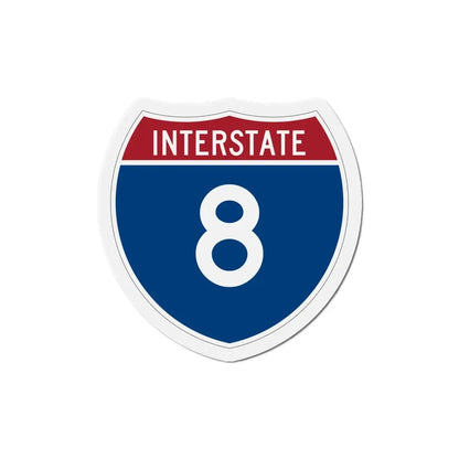 Interstate 8 (U.S. Highways) Refrigerator Magnet - The Sticker Space