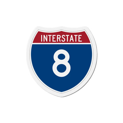 Interstate 8 (U.S. Highways) Refrigerator Magnet - The Sticker Space