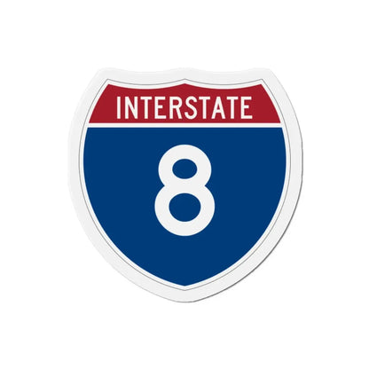 Interstate 8 (U.S. Highways) Refrigerator Magnet - The Sticker Space