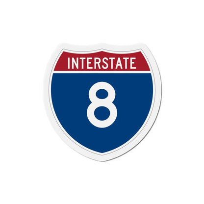 Interstate 8 (U.S. Highways) Refrigerator Magnet - The Sticker Space
