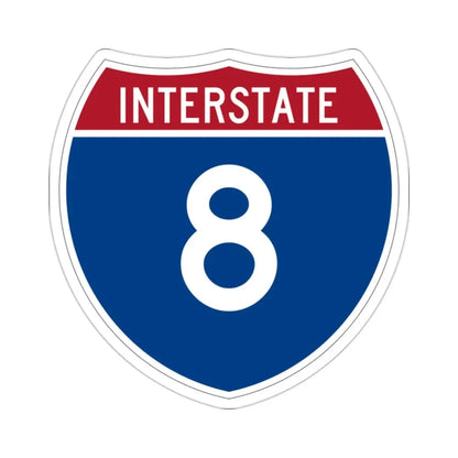 Interstate 8 (U.S. Highways) STICKER Vinyl Die-Cut Decal - The Sticker Space