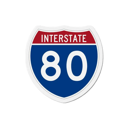 Interstate 80 (U.S. Highways) Refrigerator Magnet 4 Inch - The Sticker Space