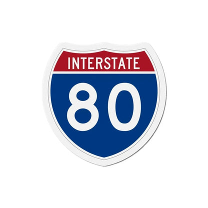 Interstate 80 (U.S. Highways) Refrigerator Magnet 5 Inch - The Sticker Space