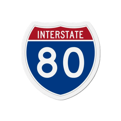 Interstate 80 (U.S. Highways) Refrigerator Magnet - The Sticker Space