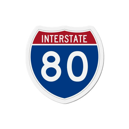 Interstate 80 (U.S. Highways) Refrigerator Magnet - The Sticker Space