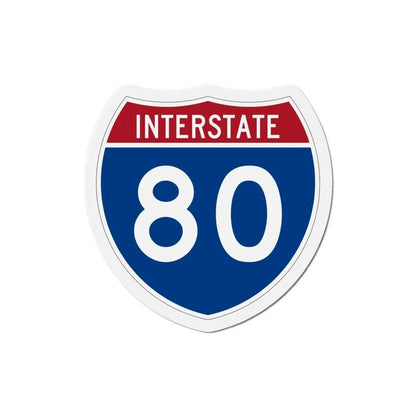 Interstate 80 (U.S. Highways) Refrigerator Magnet - The Sticker Space