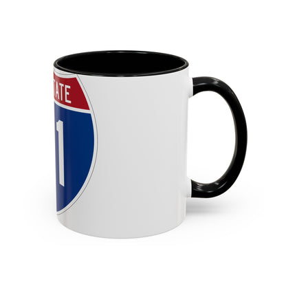 Interstate 81 (U.S. Highways) Accent Coffee Mug-The Sticker Space