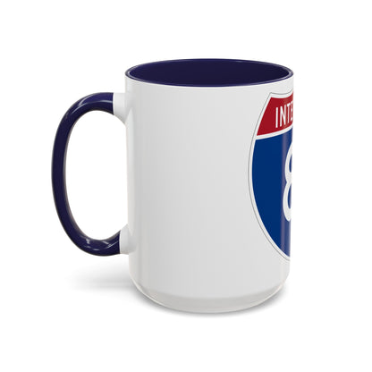 Interstate 81 (U.S. Highways) Accent Coffee Mug-The Sticker Space