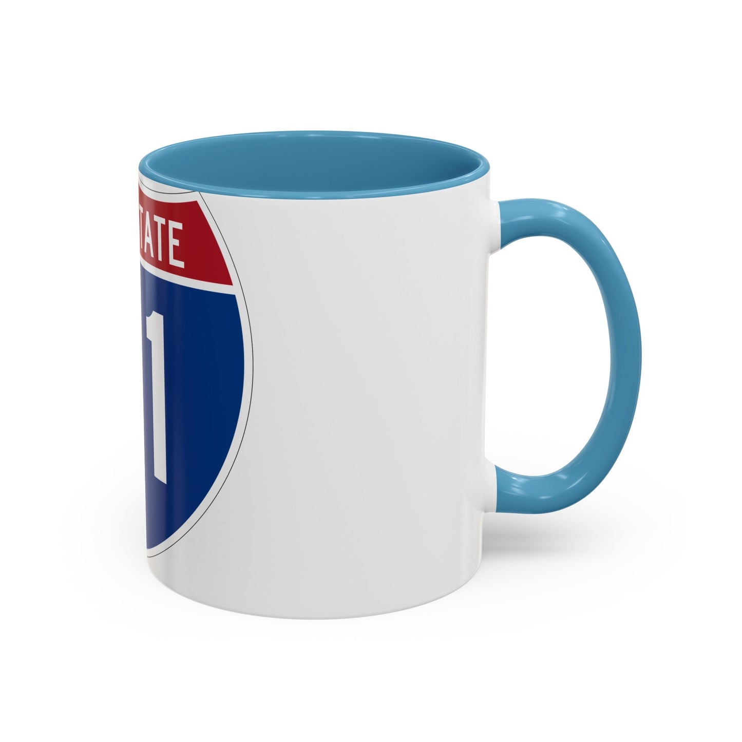 Interstate 81 (U.S. Highways) Accent Coffee Mug-The Sticker Space