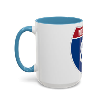 Interstate 81 (U.S. Highways) Accent Coffee Mug-The Sticker Space