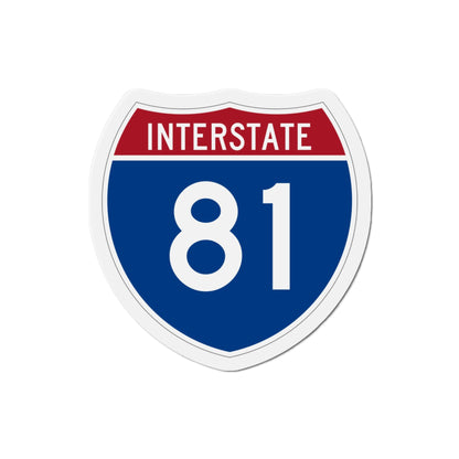 Interstate 81 (U.S. Highways) Die-Cut Magnet-3 Inch-The Sticker Space