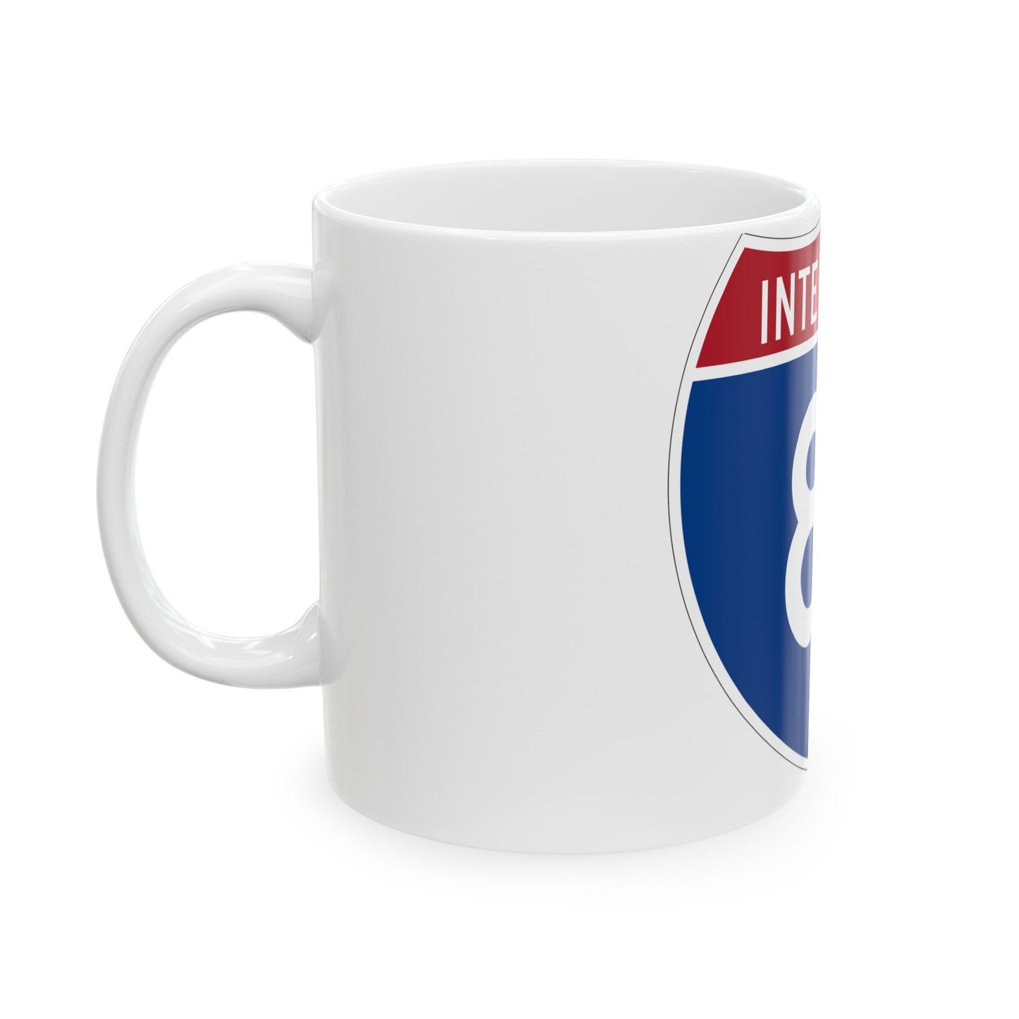 Interstate 81 (U.S. Highways) White Coffee Mug-The Sticker Space