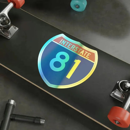 Interstate 81 (U.S. Highways) Holographic STICKER Die-Cut Vinyl Decal - The Sticker Space
