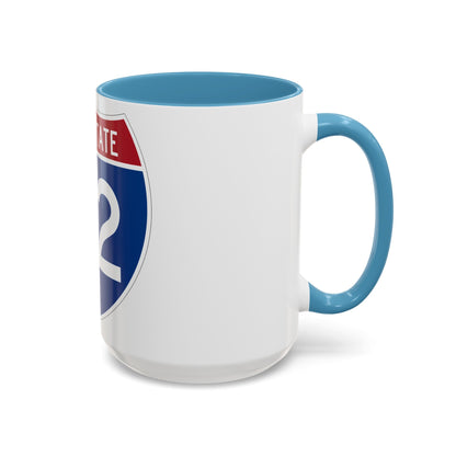 Interstate 82 (U.S. Highways) Accent Coffee Mug-The Sticker Space