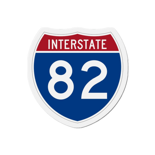 Interstate 82 (U.S. Highways) Die-Cut Magnet-2 Inch-The Sticker Space