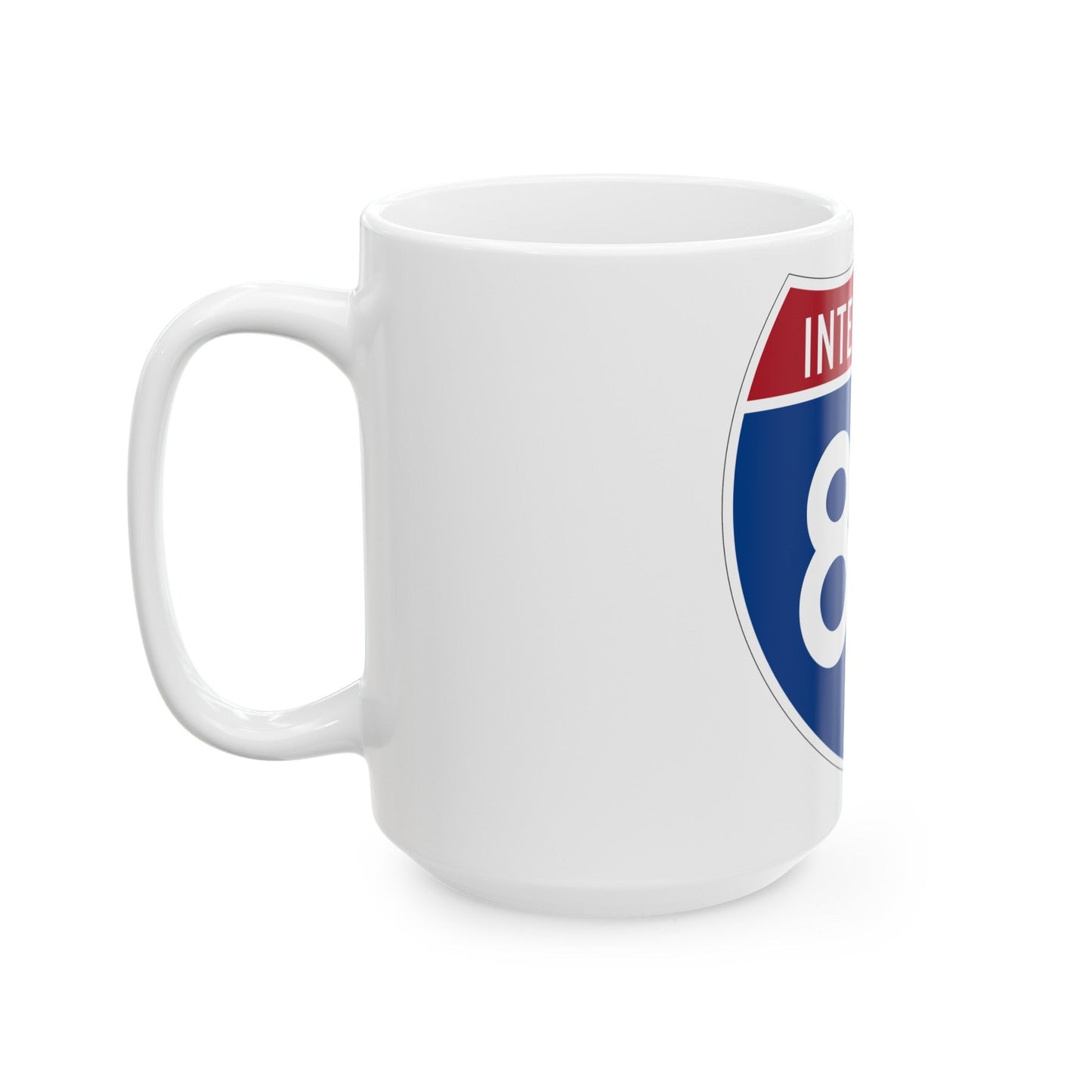 Interstate 82 (U.S. Highways) White Coffee Mug-The Sticker Space