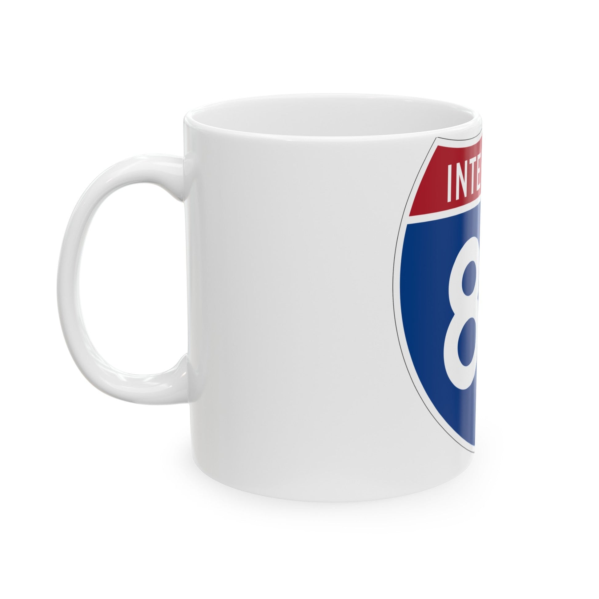 Interstate 82 (U.S. Highways) White Coffee Mug-The Sticker Space