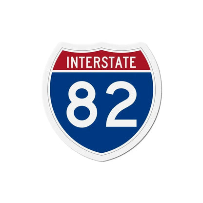Interstate 82 (U.S. Highways) Refrigerator Magnet 6 Inch - The Sticker Space