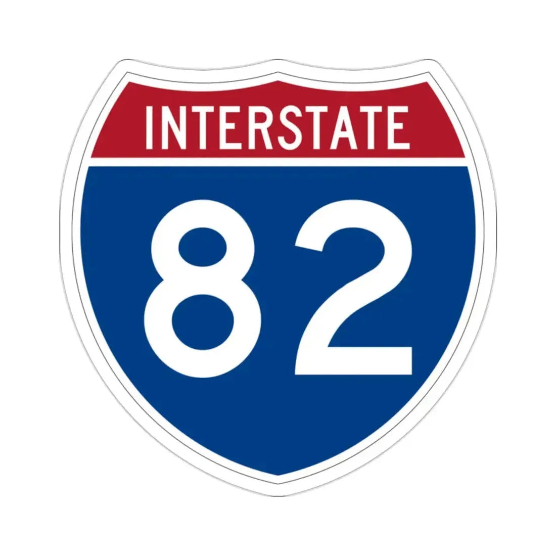 Interstate 82 (U.S. Highways) STICKER Vinyl Die-Cut Decal 2 Inch - The Sticker Space