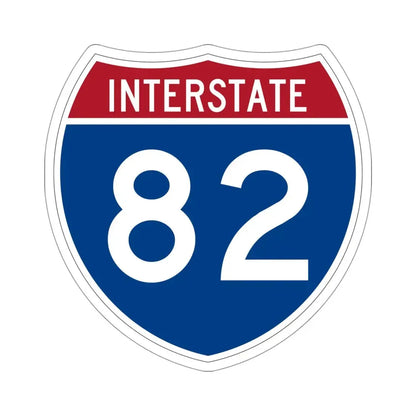 Interstate 82 (U.S. Highways) STICKER Vinyl Die-Cut Decal 4 Inch - The Sticker Space