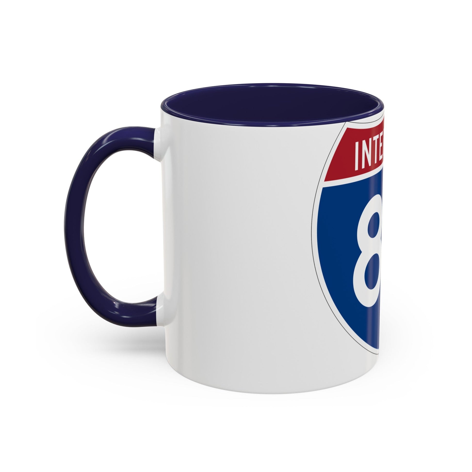 Interstate 83 (U.S. Highways) Accent Coffee Mug-The Sticker Space