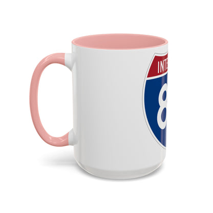 Interstate 83 (U.S. Highways) Accent Coffee Mug-The Sticker Space