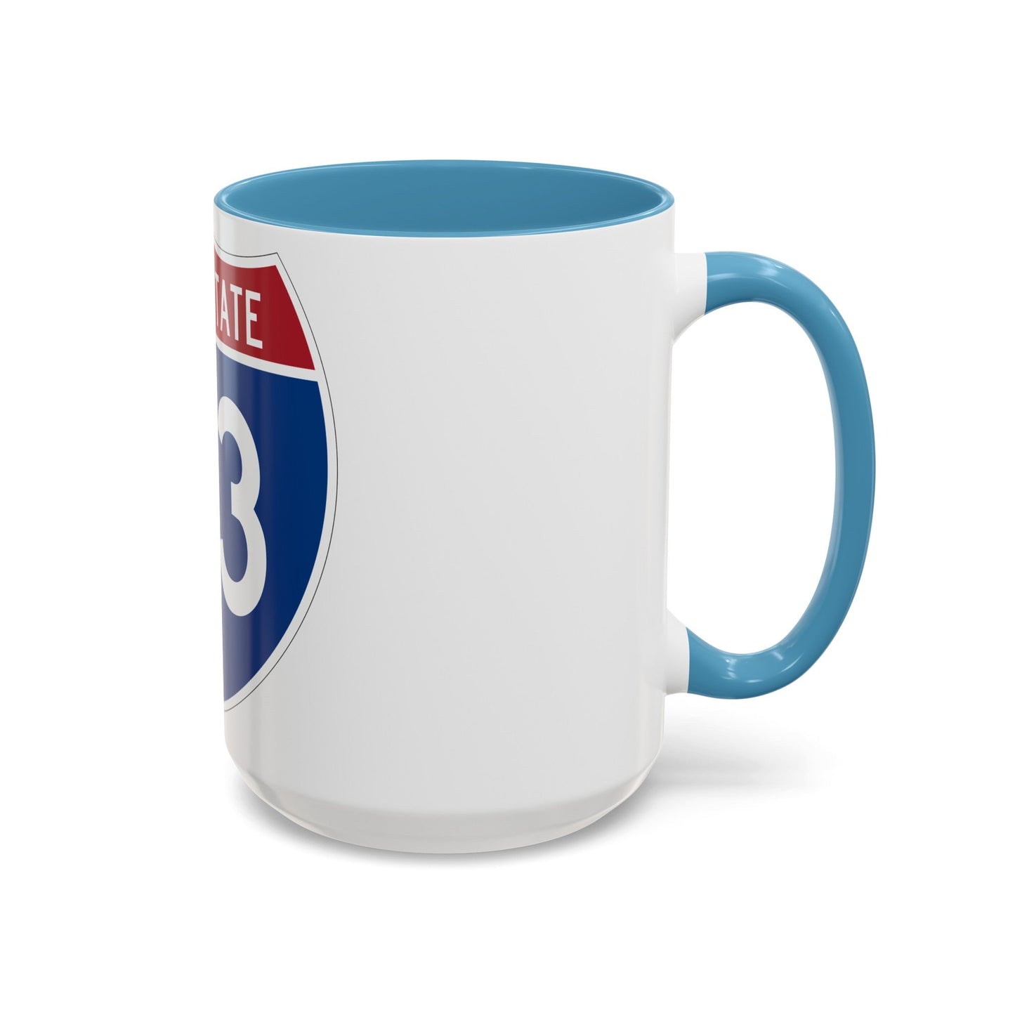 Interstate 83 (U.S. Highways) Accent Coffee Mug-The Sticker Space