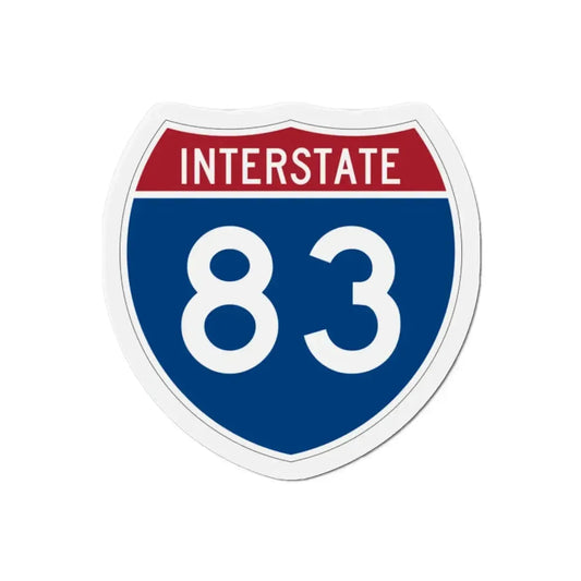 Interstate 83 (U.S. Highways) Refrigerator Magnet 2 Inch - The Sticker Space