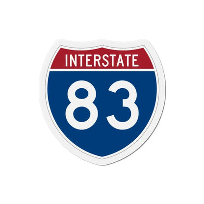 Interstate 83 (U.S. Highways) Refrigerator Magnet 3 Inch - The Sticker Space