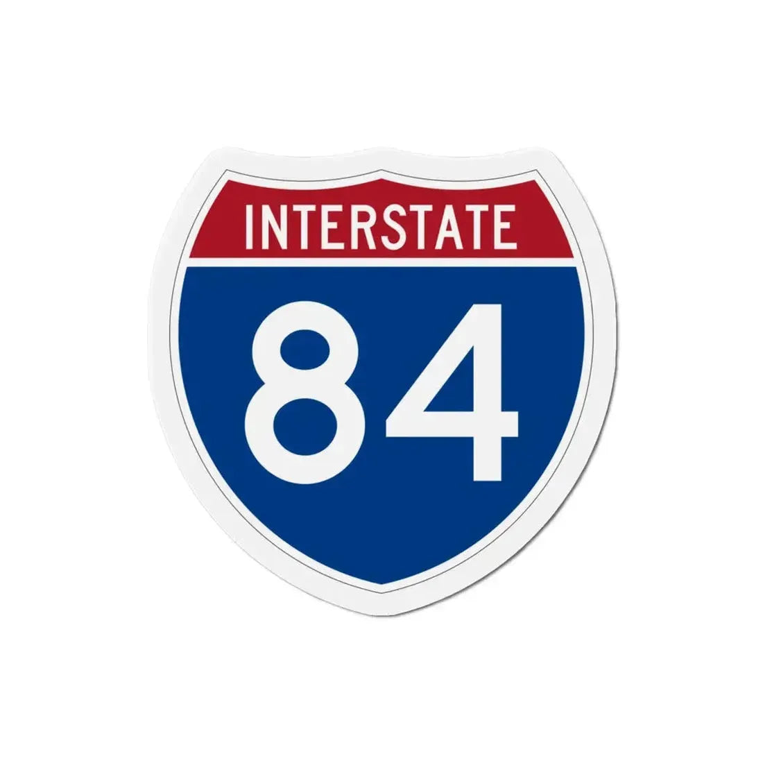 Interstate 84 Oregon Utah (U.S. Highways) Refrigerator Magnet 3 Inch - The Sticker Space