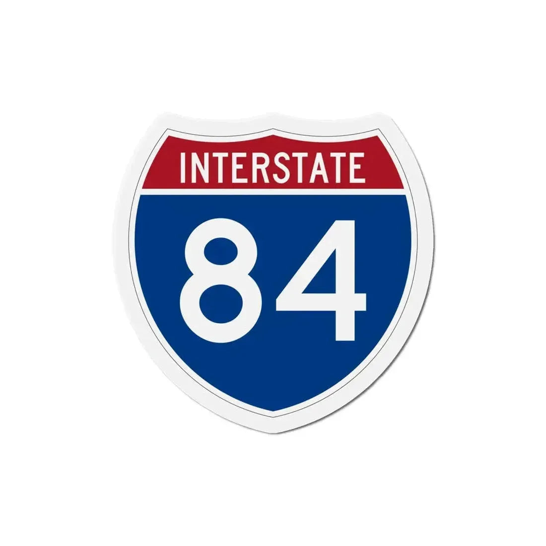 Interstate 84 Oregon Utah (U.S. Highways) Refrigerator Magnet 6 Inch - The Sticker Space
