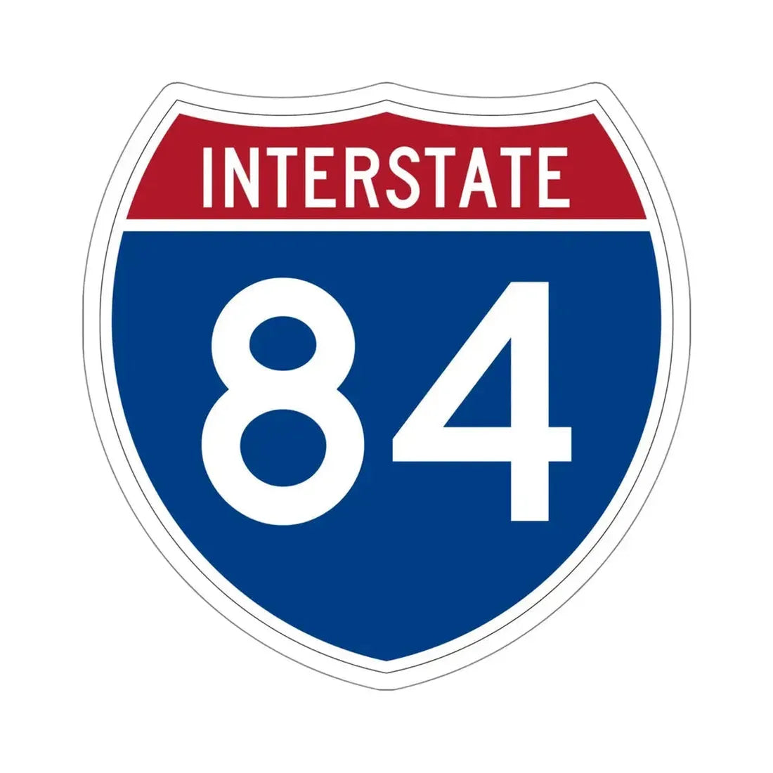 Interstate 84 (U.S. Highways) STICKER Vinyl Die-Cut Decal 5 Inch - The Sticker Space