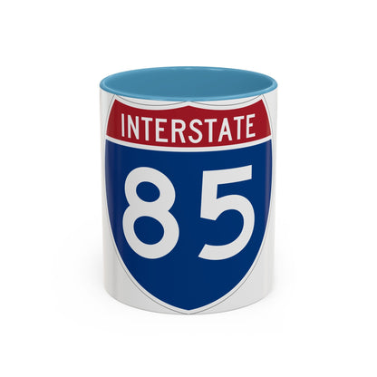 Interstate 85 (U.S. Highways) Accent Coffee Mug-11oz-The Sticker Space