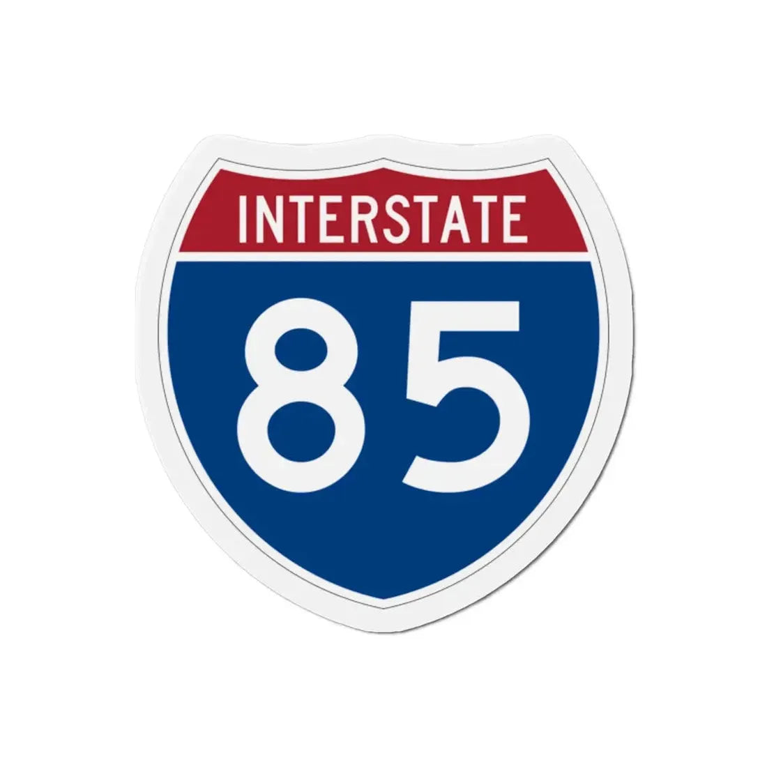 Interstate 85 (U.S. Highways) Refrigerator Magnet 2 Inch - The Sticker Space