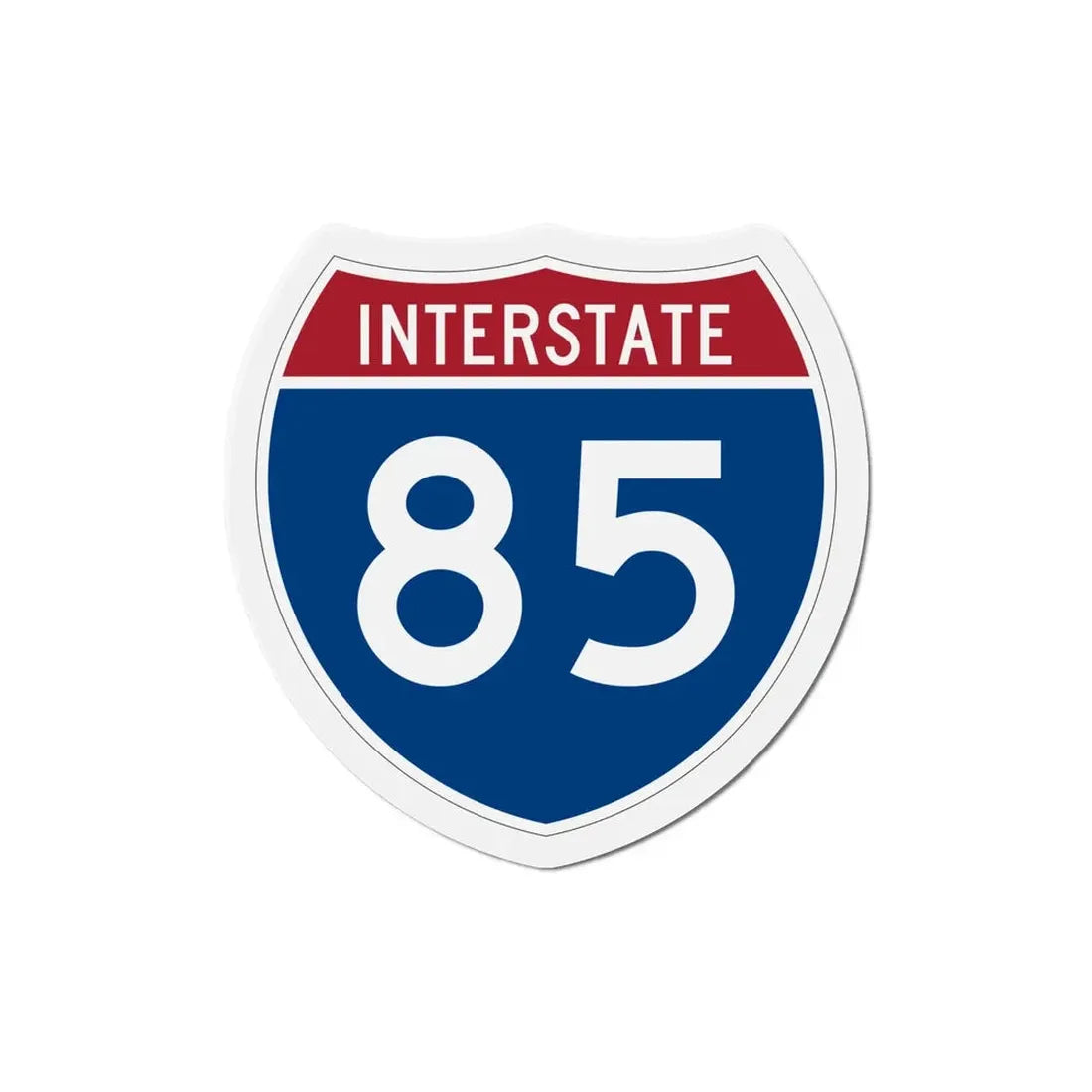 Interstate 85 (U.S. Highways) Refrigerator Magnet - The Sticker Space