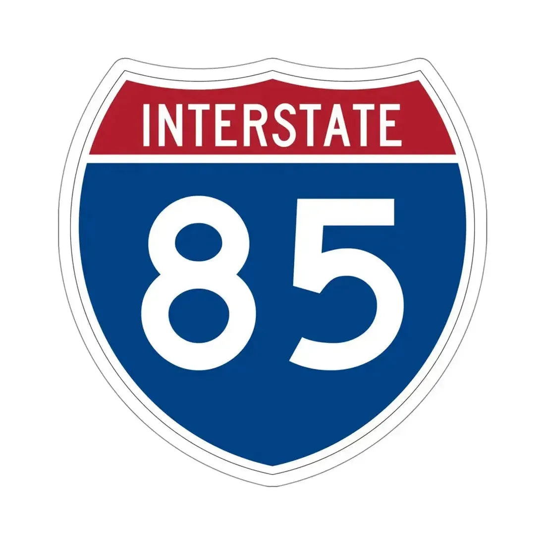 Interstate 85 (U.S. Highways) STICKER Vinyl Die-Cut Decal 5 Inch - The Sticker Space
