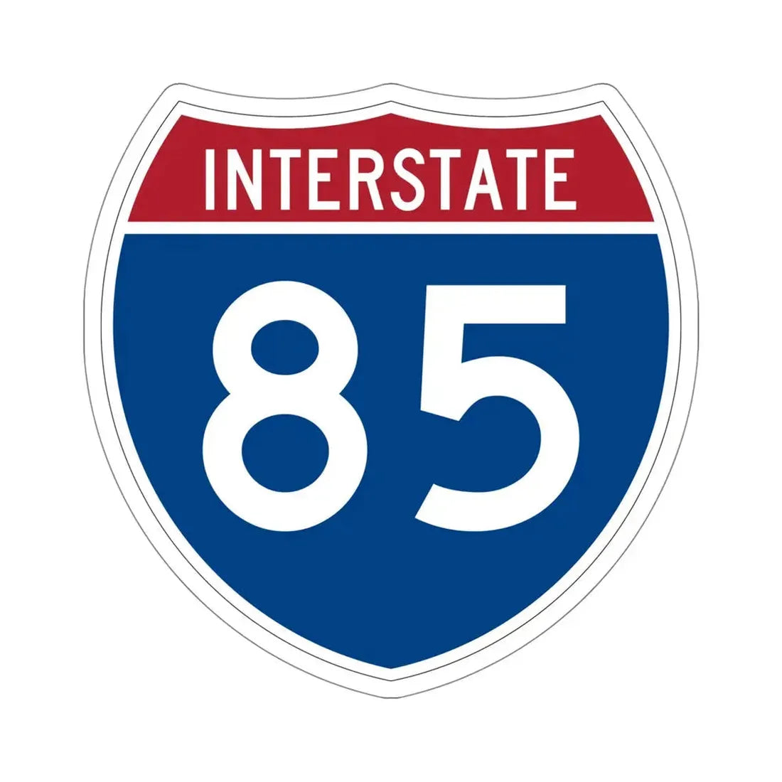 Interstate 85 (U.S. Highways) STICKER Vinyl Die-Cut Decal 5 Inch - The Sticker Space