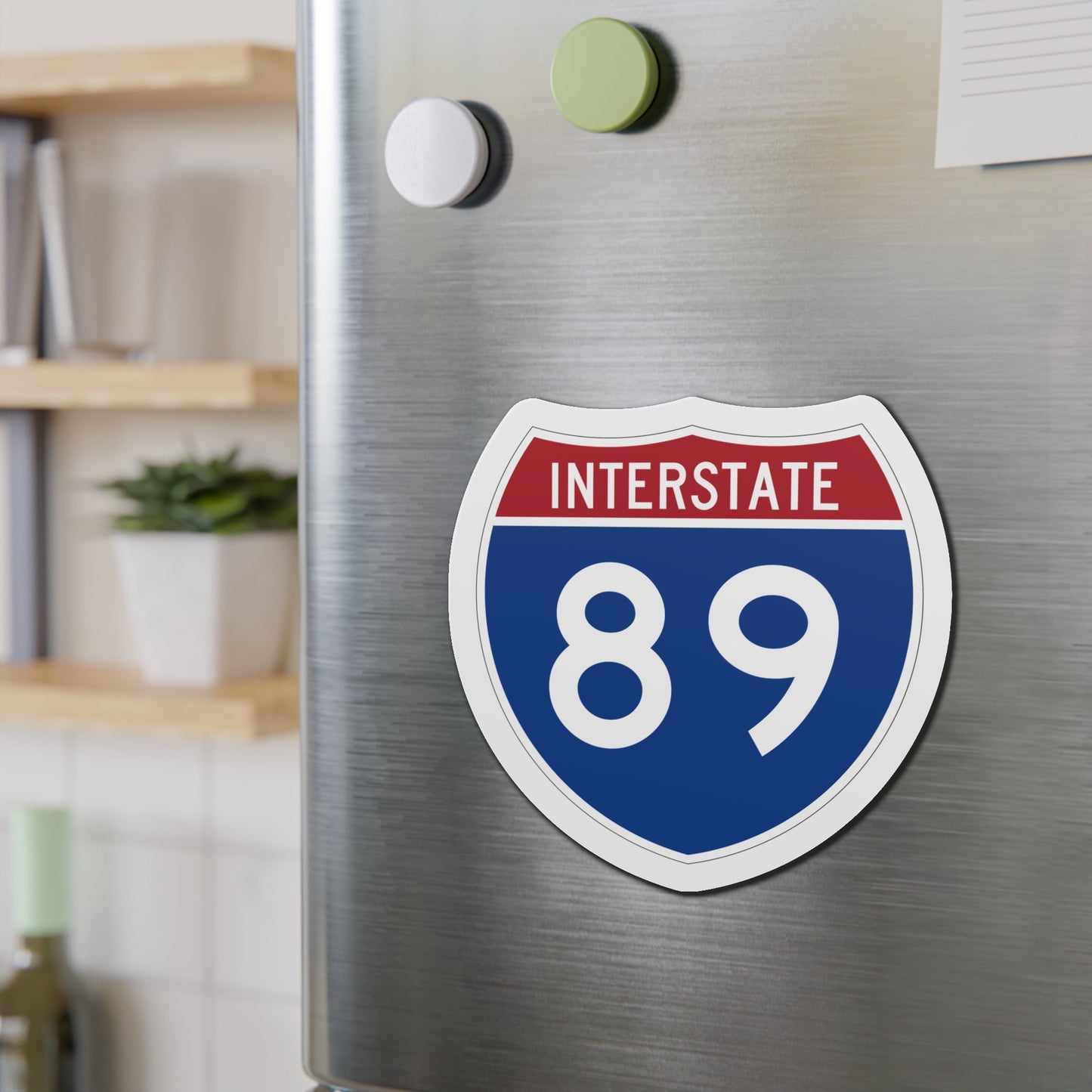 Interstate 89 (U.S. Highways) Die-Cut Magnet-The Sticker Space