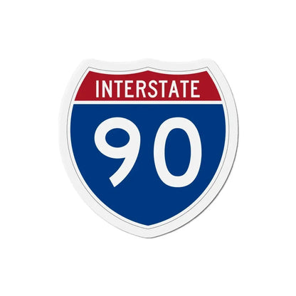 Interstate 90 (U.S. Highways) Refrigerator Magnet 4 Inch - The Sticker Space
