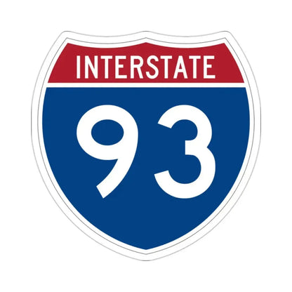 Interstate 93 (U.S. Highways) STICKER Vinyl Die-Cut Decal 2 Inch - The Sticker Space