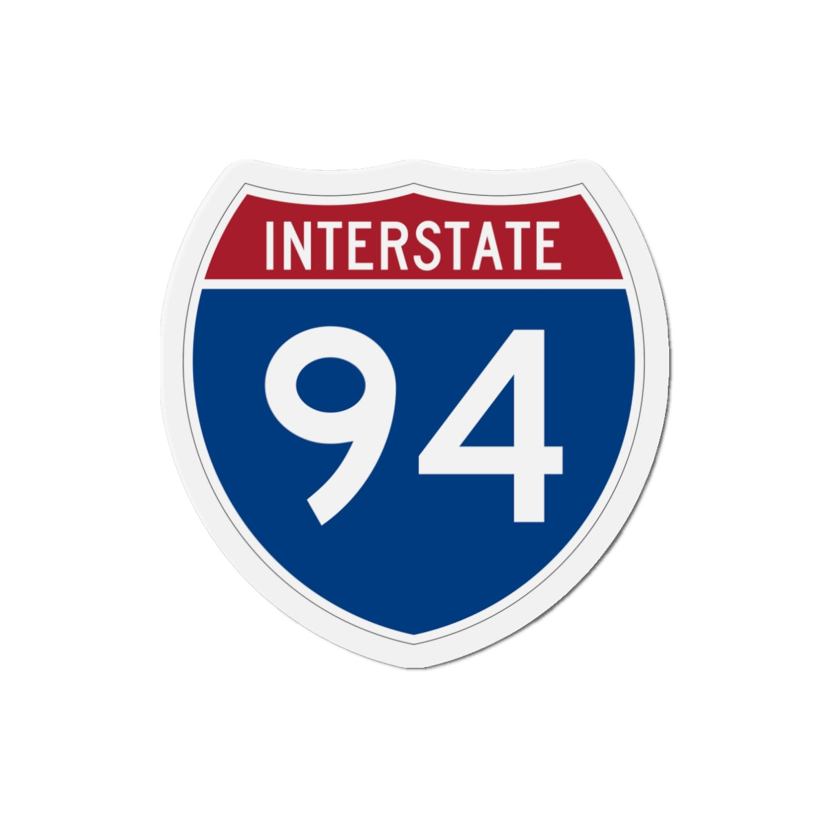 Interstate 94 (U.S. Highways) Die-Cut Magnet-3" x 3"-The Sticker Space