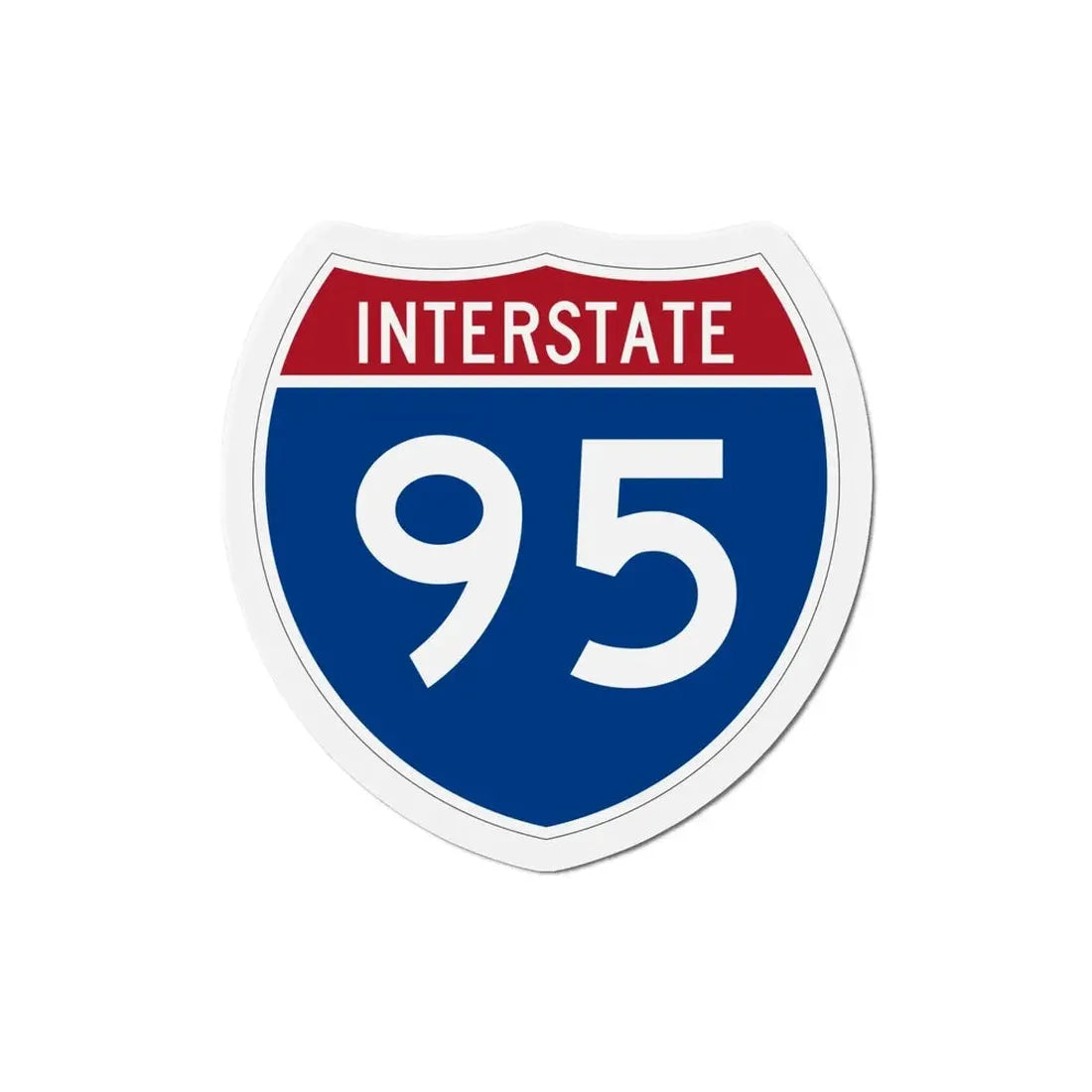 Interstate 95 (U.S. Highways) Refrigerator Magnet - The Sticker Space