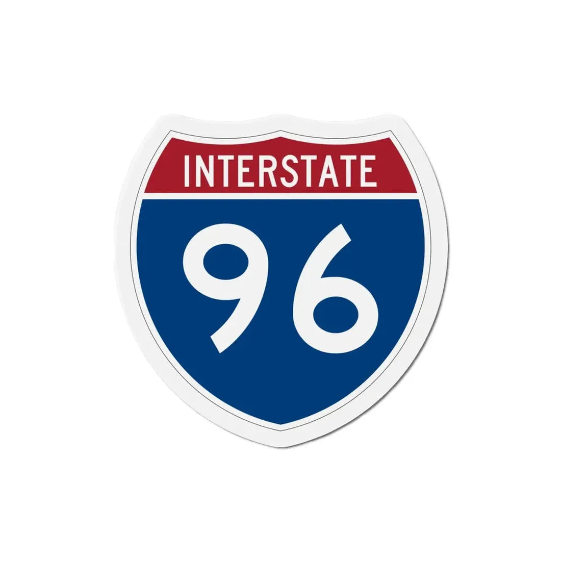 Interstate 96 (U.S. Highways) Refrigerator Magnet - The Sticker Space