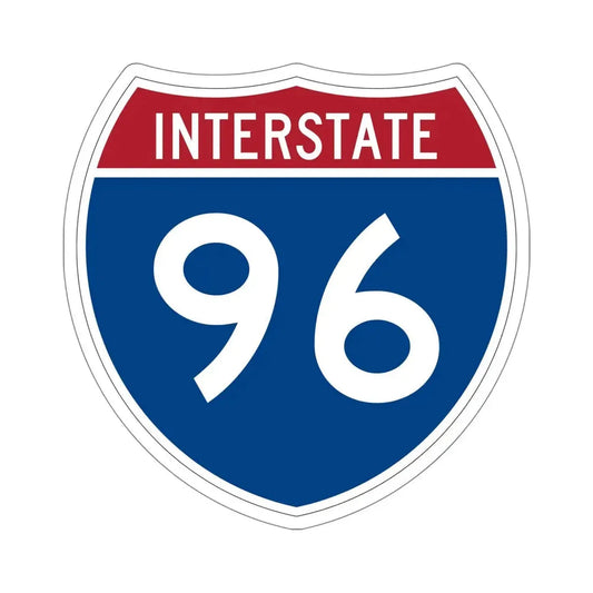Interstate 96 (U.S. Highways) STICKER Vinyl Die-Cut Decal 6 Inch - The Sticker Space