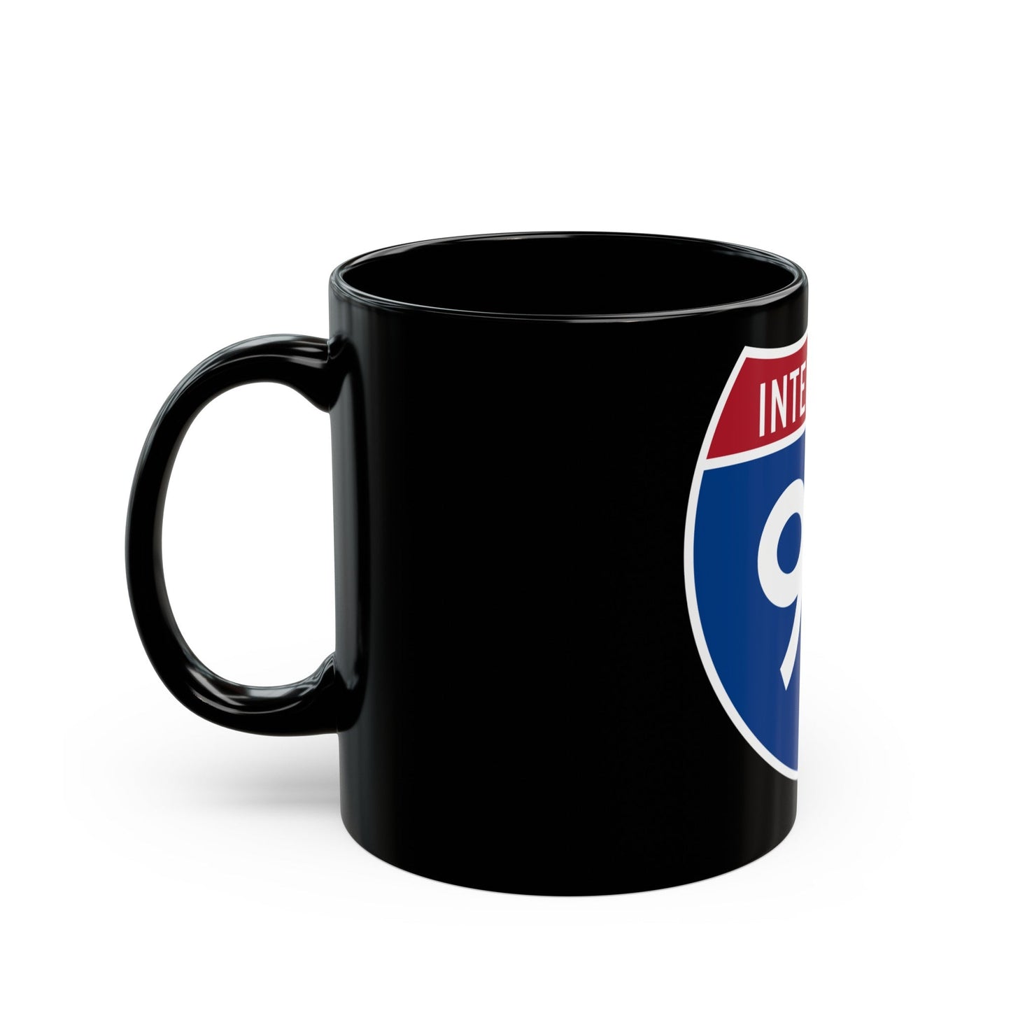 Interstate 97 (U.S. Highways) Black Coffee Mug-The Sticker Space